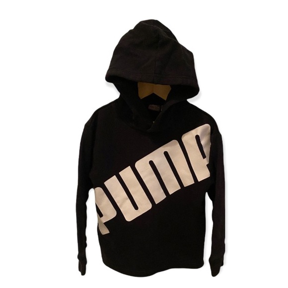 Kids 5y Puma Cross script Hoody - Picture 2 of 8